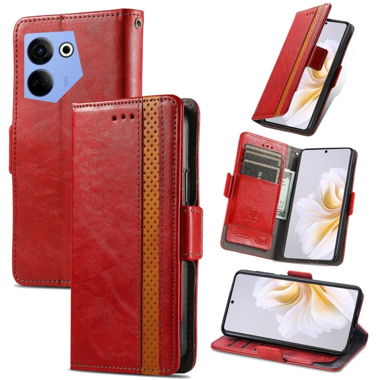 CaseNeo Splicing Dual Magnetic Buckle Leather Phone Case, For Tecno Spark 20, For Tecno Pop 8 4G, For Tecno Pova 5 Pro, For Tecno Pova 5 4G, For Tecno Camon 20 Premier, For Tecno Camon 20 Pro 5G, For Tecno Spark 10C, For Tecno Spark 10                 ...