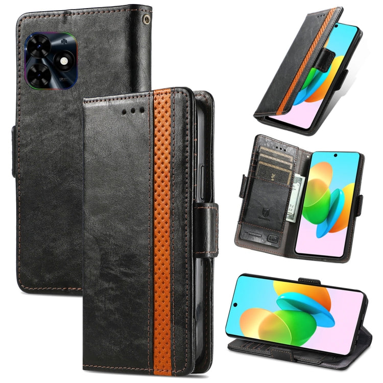 CaseNeo Splicing Dual Magnetic Buckle Leather Phone Case, For Tecno Spark 20, For Tecno Pop 8 4G, For Tecno Pova 5 Pro, For Tecno Pova 5 4G, For Tecno Camon 20 Premier, For Tecno Camon 20 Pro 5G, For Tecno Spark 10C, For Tecno Spark 10                 ...