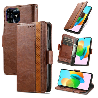 CaseNeo Splicing Dual Magnetic Buckle Leather Phone Case, For Tecno Spark 20, For Tecno Pop 8 4G, For Tecno Pova 5 Pro, For Tecno Pova 5 4G, For Tecno Camon 20 Premier, For Tecno Camon 20 Pro 5G, For Tecno Spark 10C, For Tecno Spark 10                 ...