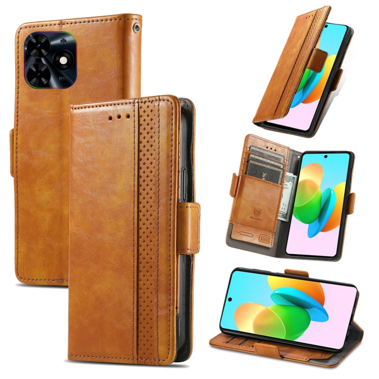 CaseNeo Splicing Dual Magnetic Buckle Leather Phone Case, For Tecno Spark 20, For Tecno Pop 8 4G, For Tecno Pova 5 Pro, For Tecno Pova 5 4G, For Tecno Camon 20 Premier, For Tecno Camon 20 Pro 5G, For Tecno Spark 10C, For Tecno Spark 10                 ...