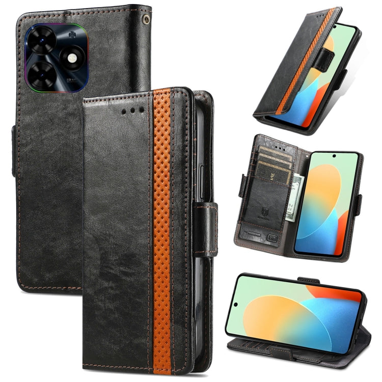 CaseNeo Splicing Dual Magnetic Buckle Leather Phone Case, For Tecno Spark 20, For Tecno Pop 8 4G, For Tecno Pova 5 Pro, For Tecno Pova 5 4G, For Tecno Camon 20 Premier, For Tecno Camon 20 Pro 5G, For Tecno Spark 10C, For Tecno Spark 10                 ...