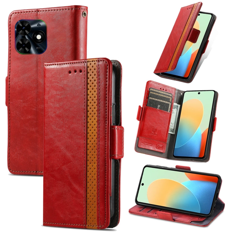 CaseNeo Splicing Dual Magnetic Buckle Leather Phone Case, For Tecno Spark 20, For Tecno Pop 8 4G, For Tecno Pova 5 Pro, For Tecno Pova 5 4G, For Tecno Camon 20 Premier, For Tecno Camon 20 Pro 5G, For Tecno Spark 10C, For Tecno Spark 10                 ...