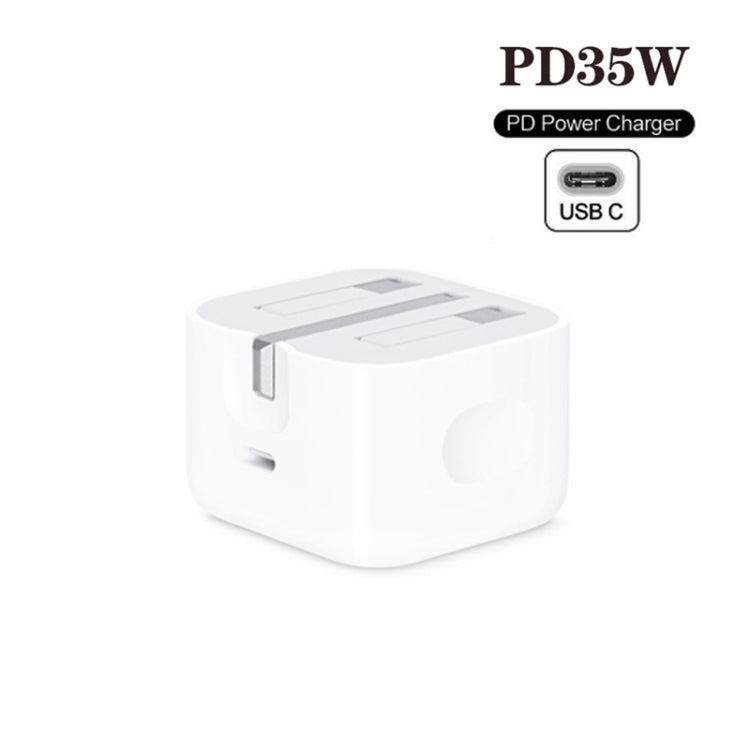 PD35W USB-C / Type-C Port Charger for iPhone / iPad Series, UK Plug, UK Plug