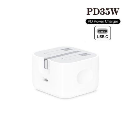 PD35W USB-C / Type-C Port Charger for iPhone / iPad Series, UK Plug, UK Plug