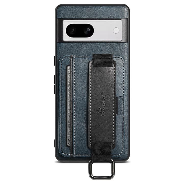 Suteni H13 Card Wallet Wrist Strap Holder PU Phone Case, For Googel Pixel 11 Pro XL, For Googel Pixel 11, For Googel Pixel 11 Pro, For Googel Pixel 10 Pro XL, For Googel Pixel 10 Pro, For Googel Pixel 10, For Google Pixel 9 Pro XL, For Googel Pixel 9 P...