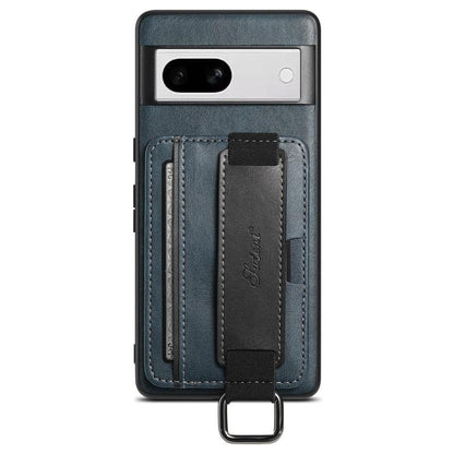 Suteni H13 Card Wallet Wrist Strap Holder PU Phone Case, For Googel Pixel 11 Pro XL, For Googel Pixel 11, For Googel Pixel 11 Pro, For Googel Pixel 10 Pro XL, For Googel Pixel 10 Pro, For Googel Pixel 10, For Google Pixel 9 Pro XL, For Googel Pixel 9 P...
