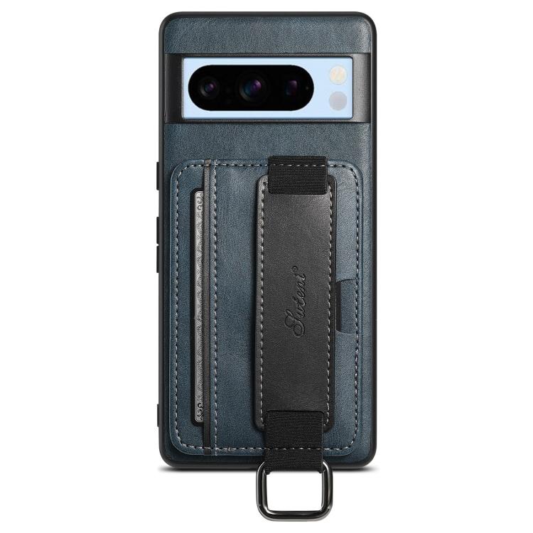 Suteni H13 Card Wallet Wrist Strap Holder PU Phone Case, For Googel Pixel 11 Pro XL, For Googel Pixel 11, For Googel Pixel 11 Pro, For Googel Pixel 10 Pro XL, For Googel Pixel 10 Pro, For Googel Pixel 10, For Google Pixel 9 Pro XL, For Googel Pixel 9 P...