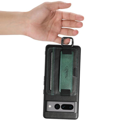 Suteni H13 Card Wallet Wrist Strap Holder PU Phone Case, For Googel Pixel 11 Pro XL, For Googel Pixel 11, For Googel Pixel 11 Pro, For Googel Pixel 10 Pro XL, For Googel Pixel 10 Pro, For Googel Pixel 10, For Google Pixel 9 Pro XL, For Googel Pixel 9 P...