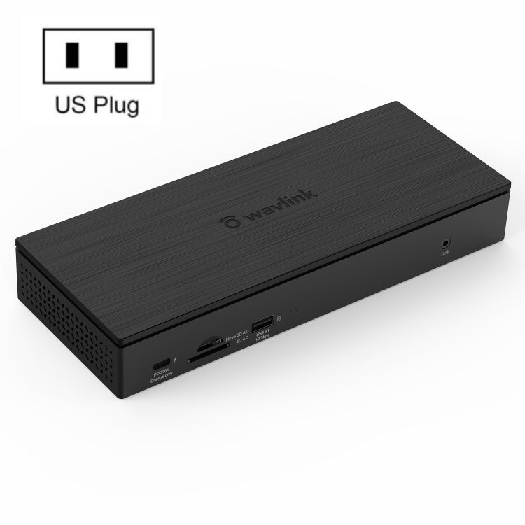 WAVLINK UG69PD10 1 to 4 Screens 4K/5K AV Transfer USB-C to HD Type-C Docking Station Hub, US Plug, UK Plug, EU Plug, AU Plug