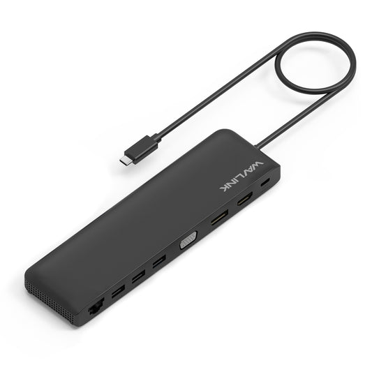 WAVLINK WL-UMD04 Adaptateur Hub USB-C Portable vers HD / DVI / VGA Slim Type-C, WAVLINK WL-UMD04