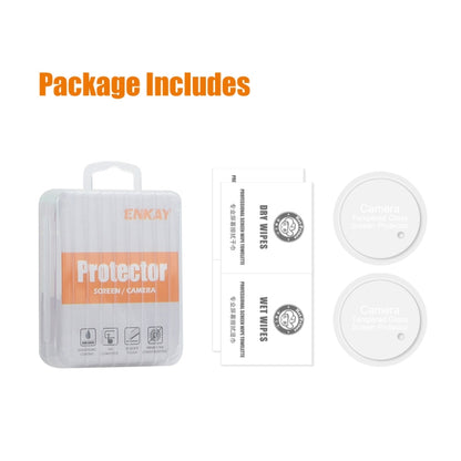 2pcs ENKAY Hat-Prince  9H Rear Camera Lens Tempered Glass Film, For OnePlus 12