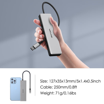 WAVLINK WL-UHP3411 10G Data Transfer Hub 4-in-1 Type-C to 4 USB-C 3.2 Gen2 Ports Adapter, WAVLINK WL-UHP3411
