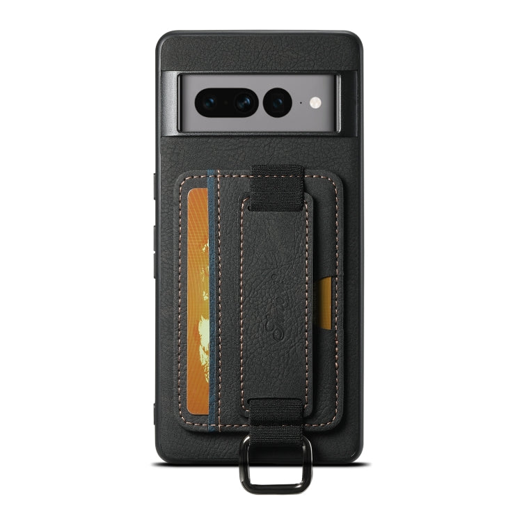 Suteni H13 Litchi Leather Wrist Strap Wallet Back Phone Case, For Google Pixel 10 Pro XL, For Google Pixel 10 Pro, For Google Pixel 10, For Google Pixel 9 Pro XL, For Google Pixel 9 Pro, For Google Pixel 9, For Google Pixel 8a, For Google Pixel 8 Pro��...