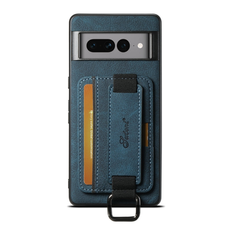 Suteni H13 Litchi Leather Wrist Strap Wallet Back Phone Case, For Google Pixel 10 Pro XL, For Google Pixel 10 Pro, For Google Pixel 10, For Google Pixel 9 Pro XL, For Google Pixel 9 Pro, For Google Pixel 9, For Google Pixel 8a, For Google Pixel 8 Pro��...