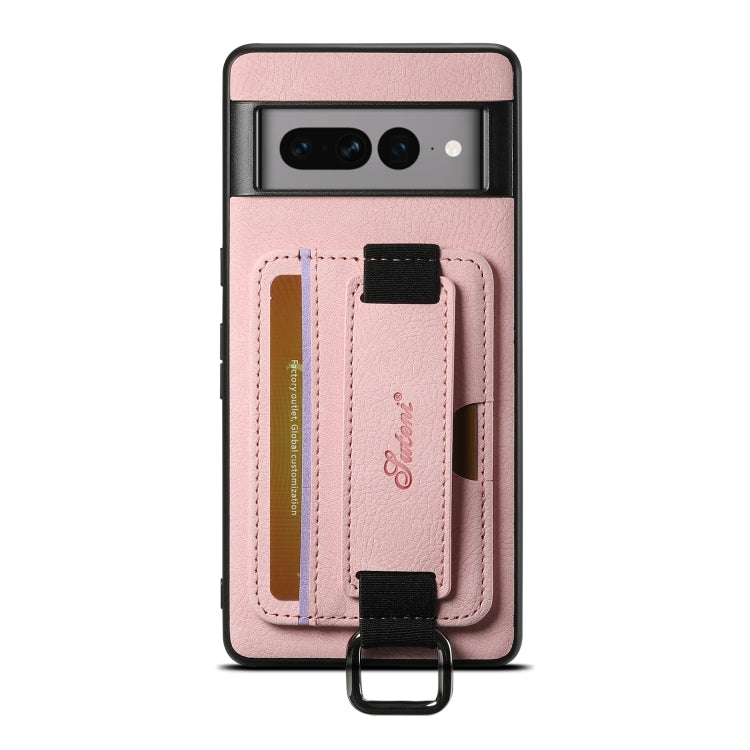Suteni H13 Litchi Leather Wrist Strap Wallet Back Phone Case, For Google Pixel 10 Pro XL, For Google Pixel 10 Pro, For Google Pixel 10, For Google Pixel 9 Pro XL, For Google Pixel 9 Pro, For Google Pixel 9, For Google Pixel 8a, For Google Pixel 8 Pro��...