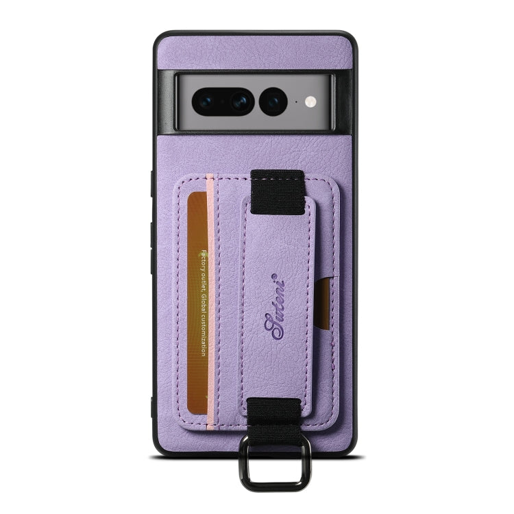 Suteni H13 Litchi Leather Wrist Strap Wallet Back Phone Case, For Google Pixel 10 Pro XL, For Google Pixel 10 Pro, For Google Pixel 10, For Google Pixel 9 Pro XL, For Google Pixel 9 Pro, For Google Pixel 9, For Google Pixel 8a, For Google Pixel 8 Pro��...