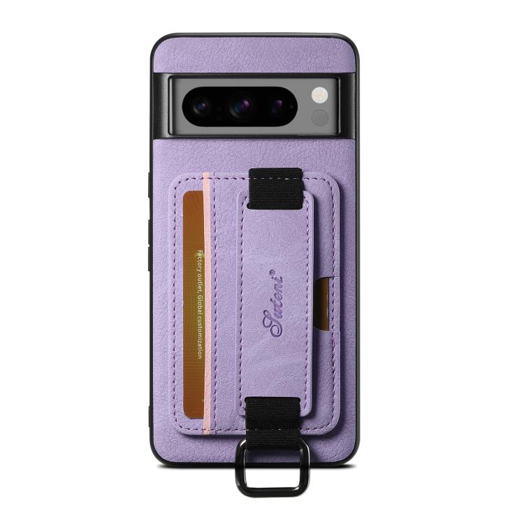 Suteni H13 Litchi Leather Wrist Strap Wallet Back Phone Case, For Google Pixel 10 Pro XL, For Google Pixel 10 Pro, For Google Pixel 10, For Google Pixel 9 Pro XL, For Google Pixel 9 Pro, For Google Pixel 9, For Google Pixel 8a, For Google Pixel 8 Pro��...