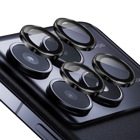 ENKAY Hat-Prince 9H Rear Camera Lens Aluminium Alloy Tempered Glass Film, For Redmi K70 / K70 Pro / K70E