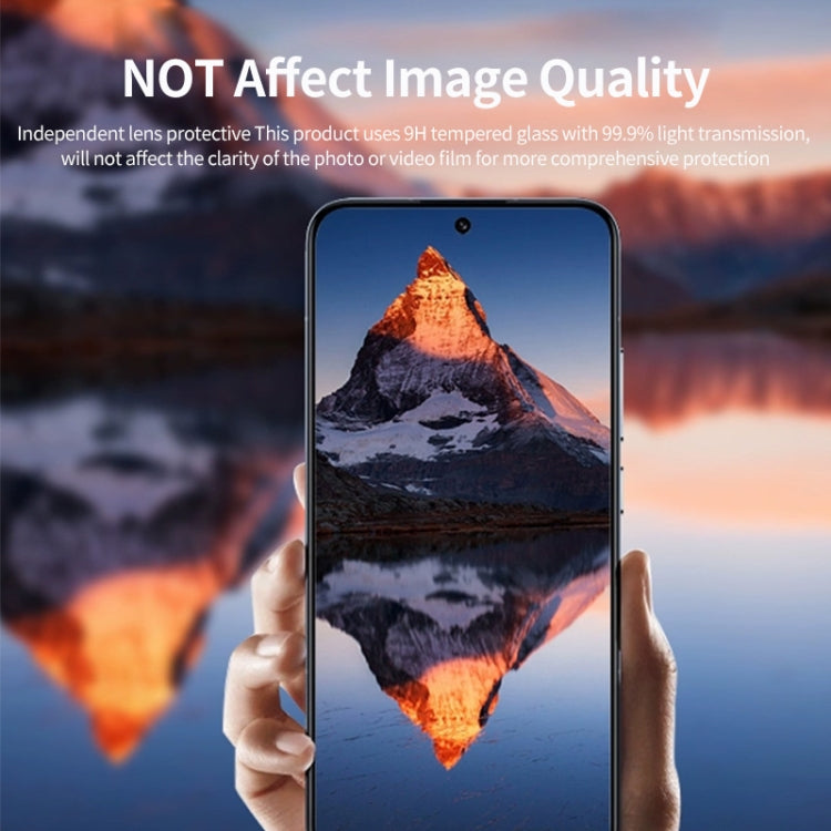 ENKAY Hat-Prince 9H Rear Camera Lens Aluminium Alloy Tempered Glass Film, For Redmi K70 / K70 Pro / K70E