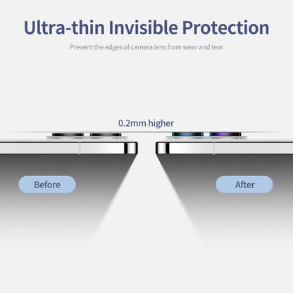 ENKAY Hat-Prince 9H Rear Camera Lens Aluminium Alloy Tempered Glass Film, For Redmi K70 / K70 Pro / K70E