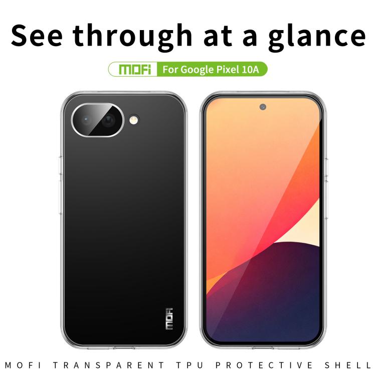 MOFI Ming Series Ultra-thin TPU Phone Case, For Google Pixel 10a, For Google Pixel 10 Pro XL, For Google Pixel 9 Pro, For Google Pixel 9, For Google Pixel 8a, For Google Pixel 10 / 10 Pro