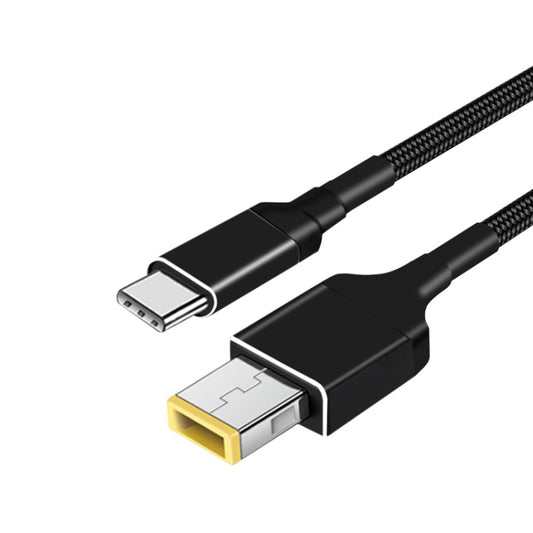 PD 135W Type-C to Big Square USB Port Charging Cable For Lenovo Thinkpad/ThinkBook/Xiaoxin, Length: 1.8m