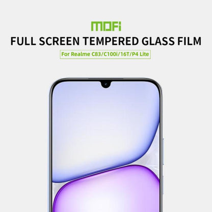 MOFI 9H 2.5D Full Screen Tempered Glass Film, For Realme C83 / C100i / 16T / P4 Lite, For Realme Note 80 4G, For Realme Neo8 Unlock, For Realme 16 5G, For Realme16 Pro 5G Unlock, For Realme Neo7 Turbo, For Realme 14 / 14T, For Realme Neo7x             ...