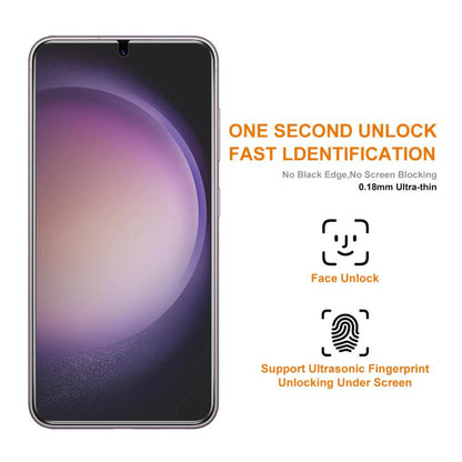 ENKAY 0.18mm High Aluminum-silicon Tempered Glass Film, Support Ultrasonic Fingerprint Unclock, For Samsung Galaxy S26+ 5G, For Samsung Galaxy S26 Ultra 5G, For Samsung Galaxy S26 5G, For Samsung Galaxy S25 Edge 5G, For Samsung Galaxy S25 Ultra 5G     ...