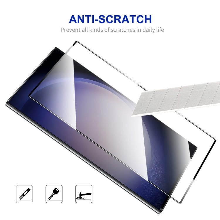 10pcs ENKAY Hat-Prince 0.18mm High Aluminum-silicon Tempered Glass Film, Support Ultrasonic Fingerprint Unclock, For Samsung Galaxy S24 Ultra 5G, For Samsung Galaxy S24+ 5G, For Samsung Galaxy S24 5G
