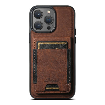 Suteni H17 Litchi Texture Leather MagSafe Detachable Wallet Phone Case