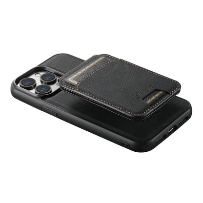 Suteni H17 Litchi Texture Leather MagSafe Detachable Wallet Phone Case, For iPhone 12 Pro, For iPhone 17e / 16e