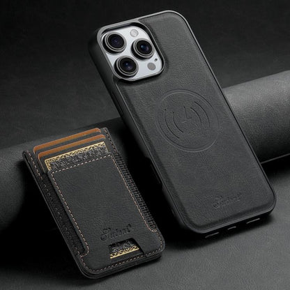 Suteni H17 Litchi Texture Leather MagSafe Detachable Wallet Phone Case, For iPhone 17e / 16e, For iPhone 17 Pro Max, For iPhone 17 Pro, For iPhone 17, For iPhone Air, For iPhone 16 Pro Max, For iPhone 16 Pro, For iPhone 16 Plus, For iPhone 16          ...