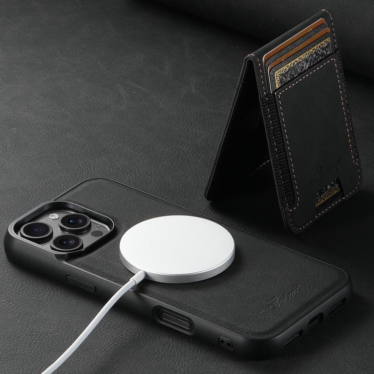 Suteni H17 Litchi Texture Leather MagSafe Detachable Wallet Phone Case, For iPhone 17e / 16e, For iPhone 17 Pro Max, For iPhone 17 Pro, For iPhone 17, For iPhone Air, For iPhone 16 Pro Max, For iPhone 16 Pro, For iPhone 16 Plus, For iPhone 16          ...