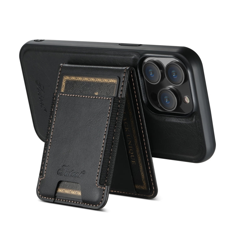 Étui portefeuille magnétique détachable Suteni H17 en cuir huilé Eax, compatible MagSafe, pour iPhone 13, iPhone 12, iPhone 12 Pro Max, iPhone 12 Pro