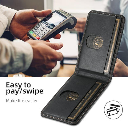 Suteni H17 Oil Eax Leather MagSafe Detachable Wallet Phone Case, For iPhone 17e / 16e, For iPhone 17 Pro Max, For iPhone 17 Pro, For iPhone 17, For iPhone Air, For iPhone 16 Pro Max, For iPhone 16 Pro, For iPhone 16 Plus, For iPhone 16                 ...