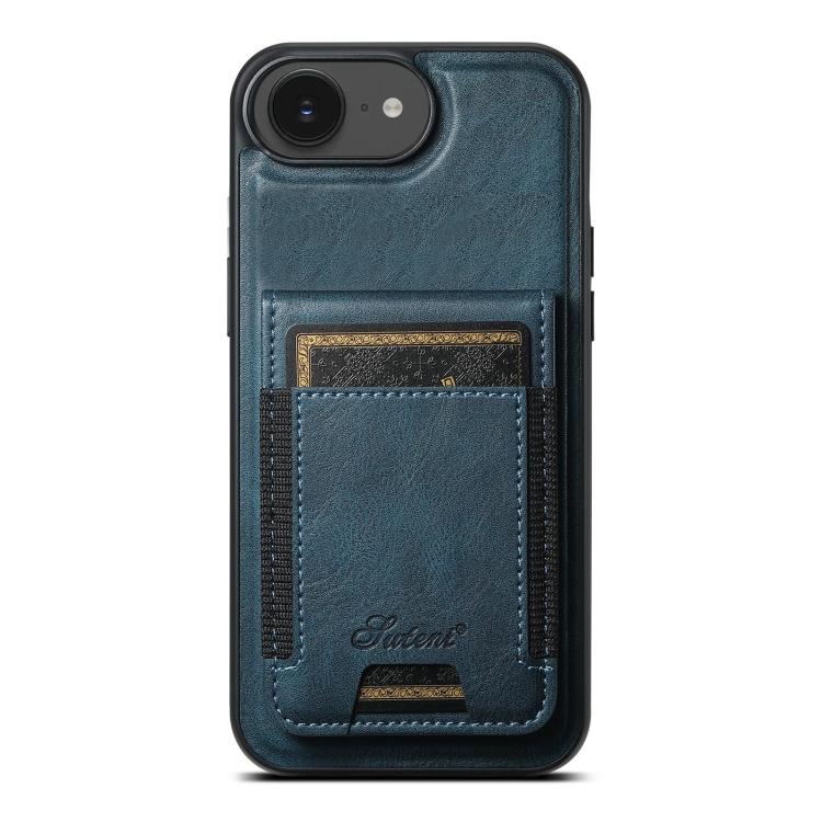 Suteni H17 Oil Eax Leather MagSafe Detachable Wallet Phone Case, For iPhone 17e / 16e, For iPhone 17 Pro Max, For iPhone 17 Pro, For iPhone 17, For iPhone Air, For iPhone 16 Pro Max, For iPhone 16 Pro, For iPhone 16 Plus, For iPhone 16                 ...