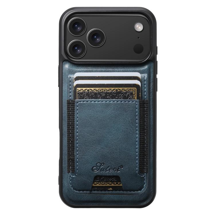 Suteni H17 Oil Eax Leather MagSafe Detachable Wallet Phone Case, For iPhone 18, For iPhone 18 Pro, For iPhone 18 Pro Max, For iPhone 17 Pro Max, For iPhone 17 Pro, For iPhone 17, For iPhone Air, For iPhone 16 Pro Max, For iPhone 16 Pro, For iPhone 16 P...
