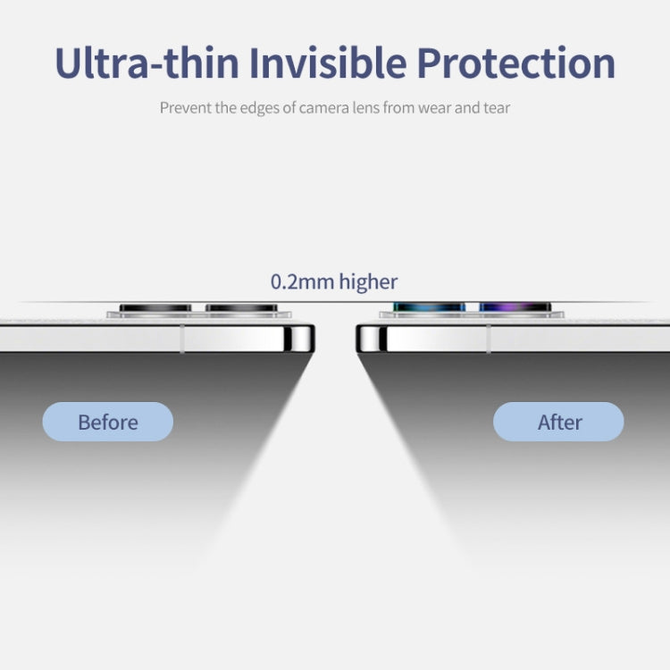ENKAY Hat-Prince Full Coverage 9H Rear Camera Lens Tempered Glass Film, For OnePlus 12