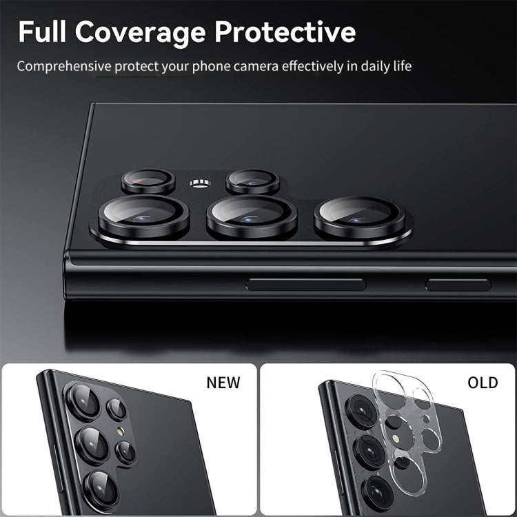 ENKAY Hat-Prince AR Aluminium Alloy Tempered Glass Camera Lens Film, For Samsung Galaxy S24 Ultra 5G
