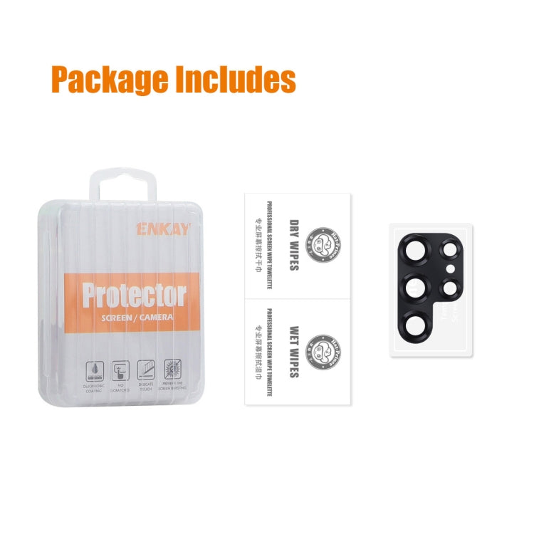 ENKAY Hat-Prince AR Aluminium Alloy Tempered Glass Camera Lens Film, For Samsung Galaxy S24 Ultra 5G
