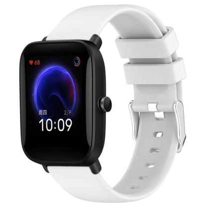 20mm Smooth Solid Color Silicone Watch Band, For Amazfit Pop, For Amazfit GTS 2
