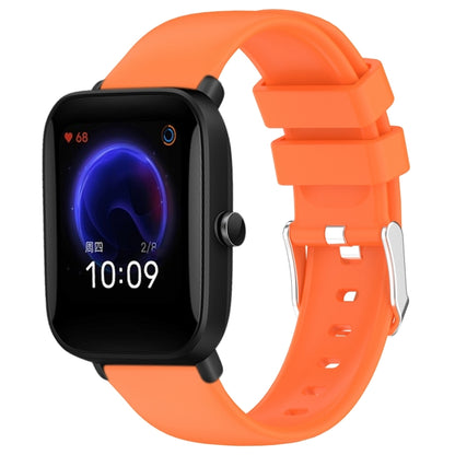 20mm Smooth Solid Color Silicone Watch Band, For Amazfit Pop, For Amazfit GTS 2