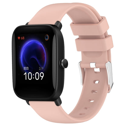 20mm Smooth Solid Color Silicone Watch Band, For Amazfit Pop, For Amazfit GTS 2