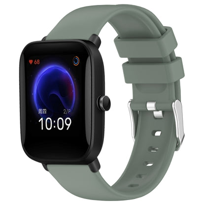 20mm Smooth Solid Color Silicone Watch Band, For Amazfit Pop, For Amazfit GTS 2