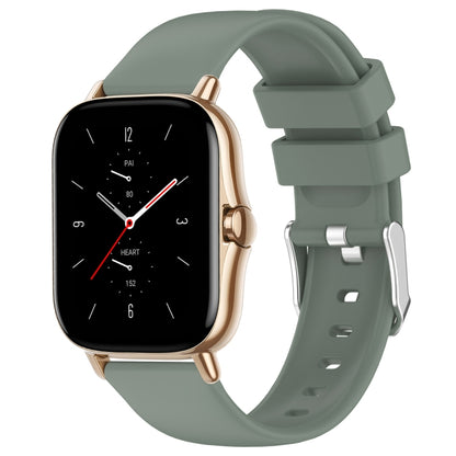 20mm Smooth Solid Color Silicone Watch Band, For Amazfit Pop, For Amazfit GTS 2