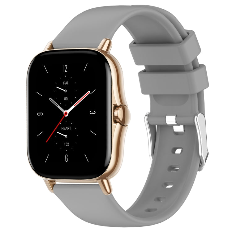 20mm Smooth Solid Color Silicone Watch Band, For Amazfit Pop, For Amazfit GTS 2