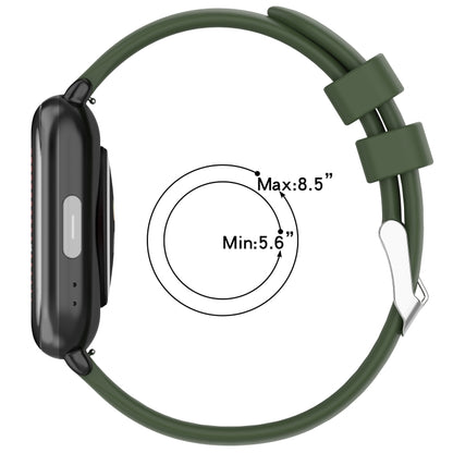 20mm Smooth Solid Color Silicone Watch Band, For Amazfit Pop, For Amazfit GTS 2