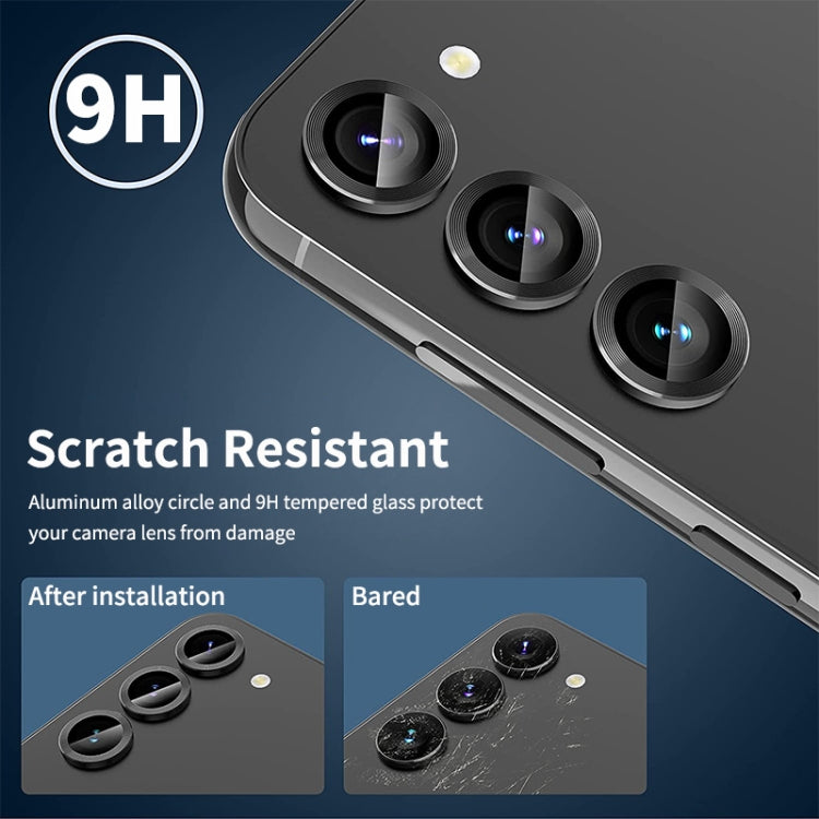 ENKAY Hat-Prince 9H Rear Camera Lens Aluminium Alloy Tempered Glass Film, For Samsung Galaxy A05s