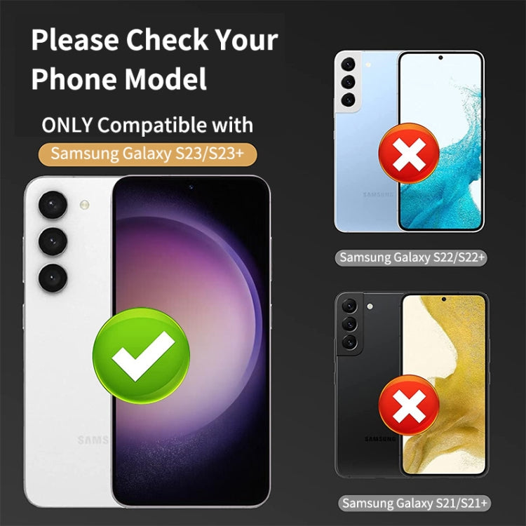 ENKAY Hat-Prince 9H Rear Camera Lens Aluminium Alloy Tempered Glass Film, For Samsung Galaxy A05s