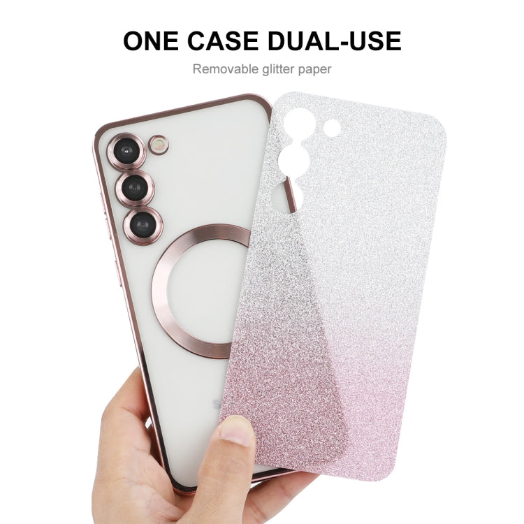 ENKAY Hat-Prince Magnetic Glitter Plated TPU Phone Case with Lens Film, For Samsung Galaxy S25 5G, For Samsung Galaxy S25+ 5G, For Samsung Galaxy S25 Ultra 5G, For Samsung Galaxy S24 Ultra 5G, For Samsung Galaxy S24+ 5G, For Samsung Galaxy S24 5G      ...